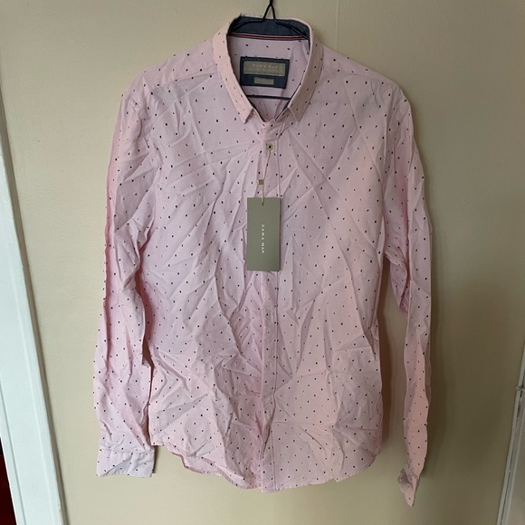 Zara Pink Dress Shirt - Picture 1 of 3